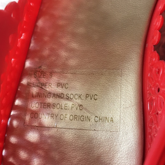 Jelly red wedges - Picture 3 of 7